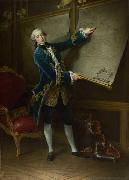Francois-Hubert Drouais Portrait of Count of Vaudreuil Spain oil painting artist